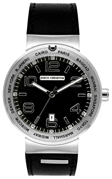 Часы Paco Rabanne Gent Leather Round PRH994_AA